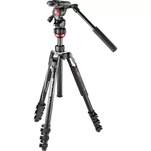 Manfrotto Befree Live Aluminum Lever-Lock Tripod Kit with EasyLink & Case - Picture 1 of 8