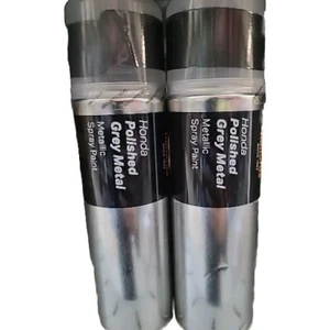 PINTURA EN AEROSOL HONDA METAL GRIS PULIDO 300 ML LATAS HALFORDS X2 - Imagen 1 de 3