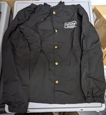 Captain Fin Co. nuevo con etiquetas Chaqueta de surf The Dish Coaches negra pequeña Foto 1 de 4