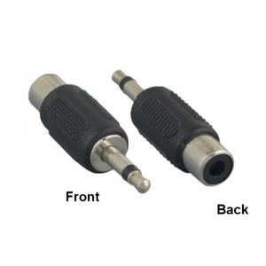 3.5mm 1/8" AUX Male to RCA Mono Female Audio Connector for Car Stereo MP3 MP4 - Picture 1 of 1