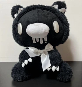 Peluche pupazzo Chax GP Gloomy the Naughty Grizzly Bear soffice abbigliamento da notte nero TAITO - Foto 1 di 4