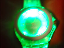 Rare Collectable Smiggle Disco Light up  Watch with Butterfly Rubber Strap 
