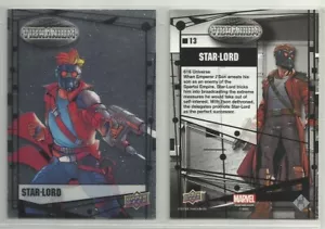 2015 Marvel Vibranium (Upper Deck) CHROME "Base Trading Card" #13 STAR-LORD - Picture 1 of 1