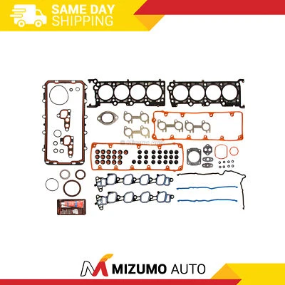 Full Gasket Set Fit Ford Mercury V8 4.6L Vin W, X SOHC 16V - Image 1 of 4