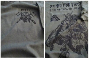 Navy SEALS DEVGRU ST6 GRAY SQUADRON Tacdevron Large Silk-Screened T-Shirt REKKR - Picture 1 of 3