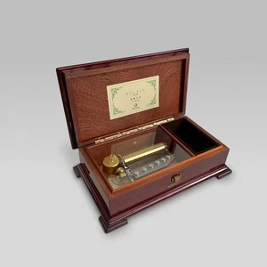 Sankyo ORPHEUS Orpheus 50 Tone Mahogany Music Box - Picture 1 of 10