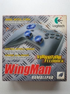Controlador Logitech Wingman RumblePad para PC USB VIBRACIÓN EMBALAJE ORIGINAL *EXCELENTE estado* - Imagen 1 de 7