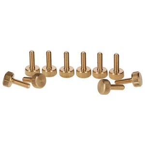 PrecisionGeek Ottone M3 x 10mm Viti a Pollice Zigrinate Piatte (Set di 10) - Foto 1 di 1
