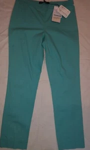 New Marina Rinaldi SPORT Stretch Cotton Spandex Slim Pants Size US 8 DE 40.. - Picture 1 of 9