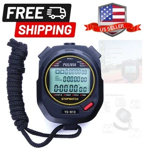 Professional Lap Split Digital Timer for Running, Swimming & Sports Training - Picture 1 of 9
