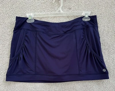 Falda de golf Lija para mujer XL azul marino falda de tenis gimnasio pantalones cortos bolsillos damas Foto 1 de 4