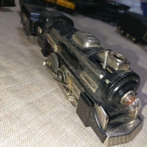 vintage tin toys japan yonezawa diamond train locomotive with a light 米沢玩具 Used - Picture 1 of 8