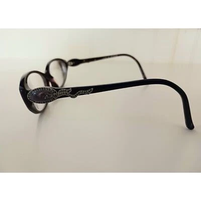 Monturas de gafas Judith Leiber JL1644 05 54-16-135 púrpura tortuga estrás Foto 1 de 4