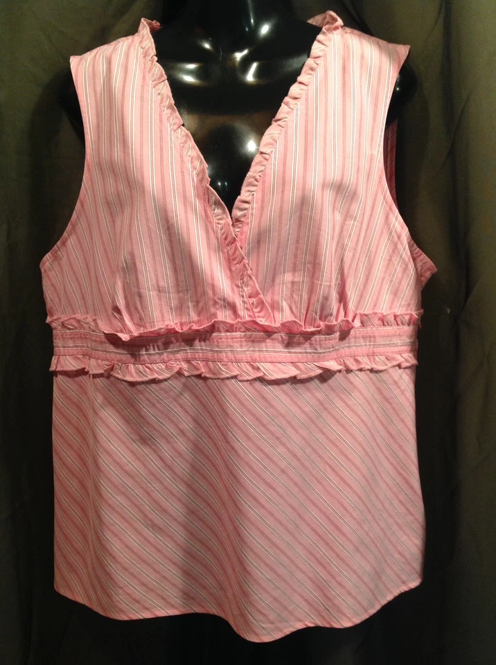 BASS Cool Sleeveless  Pink BLOUSE Women's Size XL - Image 1 of 1