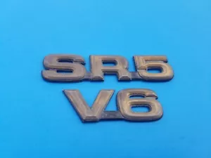90 91 92 93 94 95 TOYOTA 4RUNNER SR5 V6 REAR EMBLEM BADGE SYMBOL SET OEM (1993) - Picture 1 of 3