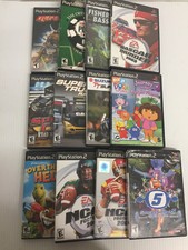 Play station 2 game lot PS2 assorted lot of 12 games sports, racing, fishing etc