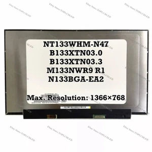 NT133WHM-N47 fit B133XTN03.0 B133XTN03.3 M133NWR9 R1 N133BGA-EA2 HD LCD Screen - Picture 1 of 1