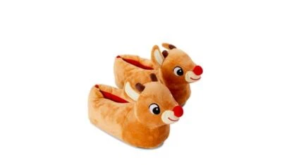 Zapatillas Rudolph El Reno Nariz Roja Niños Niña Bebé Niño Varias Tallas NUEVAS Foto 1 de 4