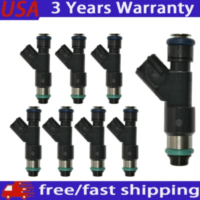 Inyector de combustible 12594512 8 piezas para Chevrolet Cheyenne 5,3 L V8 2007 2008 2009 2010 Foto 1 de 4