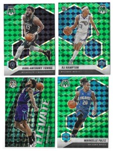 2020-21 Panini Mosaic Green Prizm Parallels Rookies Stars - Choose Your Cards!