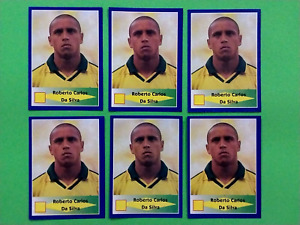 1998 France World Cup ROBERTO CARLOS BRAZIL X6 NAVARRETE PERU CROMO INVEST 🔥📈