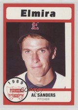 1989 Bill Pucko Elmira Pioneers Al Sanders #19