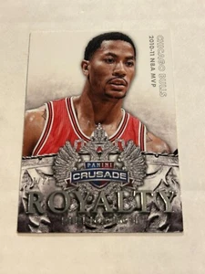 2013-14 PANINI CRUSADE DERRICK ROSE 17/25 ROYALTY SILVER BULLS SP M1 - Picture 1 of 2