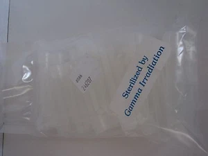 Lote de 25 tubos y tapas de colección esterilizados por irradiación gamma, envío gratuito - Imagen 1 de 2