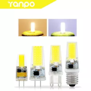 Dimmable G4 G9 COB LED Light Bulbs DC AC 12V AC 220V 3W 6W Replace 40W Halogen - Picture 1 of 18