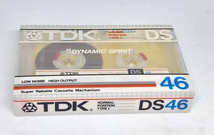TDK DS 46  Blank Audio Cassette Tape (Sealed) NOS! New! - Picture 1 of 5
