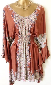 NEW River Island KIMONO KAFTAN COVER UP TUNIC TOP DRESS COMPLETELY SOLD-OUT £79 - Picture 1 of 8