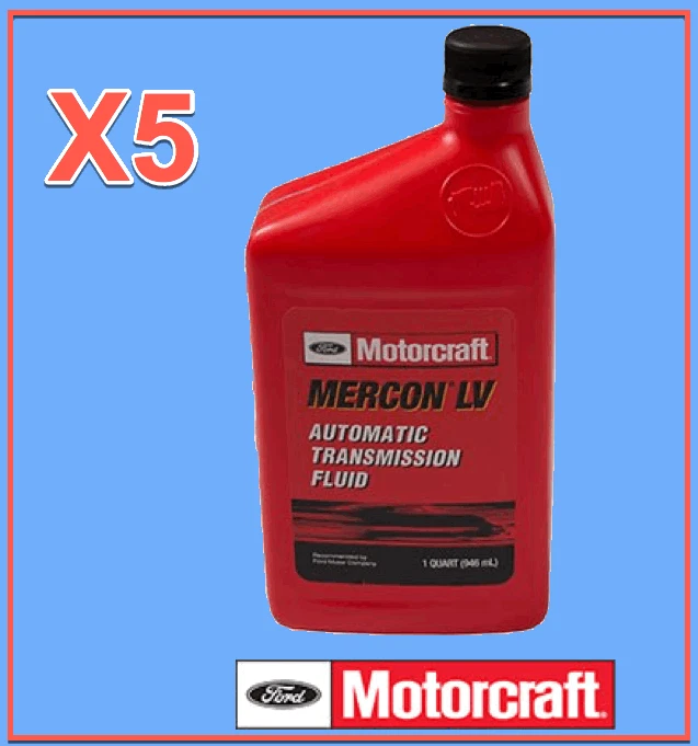 5Qts Genuine for FORD Automatic Transmission Fluid Motorcraft XT10QLVC MERCON LV - Изображение 1 из 4