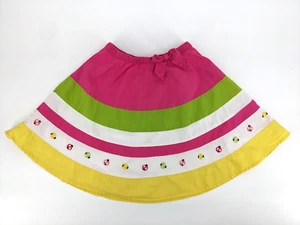 2009 Gymboree Pretty Lady Ladybug Striped Skirt Girl's Size 6 - Picture 1 of 9