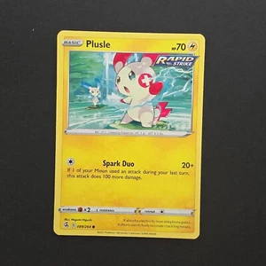 Plusle 089/264 Fusion Strike Pokemon TCG Card - Foto 1 di 2
