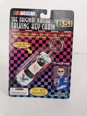 THE ORIGINAL NASCAR TALKING KEYCHAIN VALVOLINE CAR MARK MARTIN 1998 NEW IN PACK - Image 1 of 4