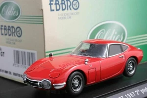 Ebbro 43105 1:43 Scale Toyota 2000 GT (1967) Die Cast Model Car Red - Picture 1 of 5