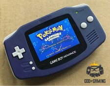 **Nintendo Game Boy Advance GBA Indigo System 101 IPS V2 LCD Backlit BRIGHTER *