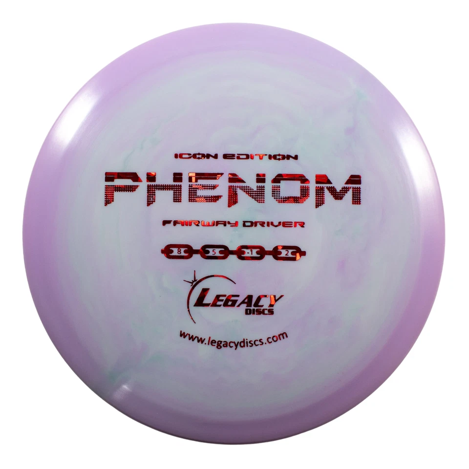 Legacy Discs Phenom - Icon Plastic - 8 Speed Neutral Disc Golf Fairway Driver - Image 1 of 1