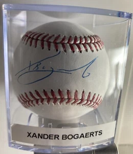 XANDER BOGAERTS Padres Signed OML Baseball AUTO Fanatics & MLB Hologram - Picture 1 of 7