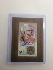 2023 Allen & Ginter CHARLES LEBLANC RC ROOKIE #MA-CL FRAMED MINI AUTO MARLINS
