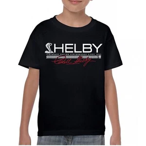 Shelby Racing Performance Youth T-shirt Mustang Cobra GT Powered by Ford Kids - Picture 1 of 36