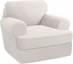 2 Pieces Armchair Slipcover Stretch Couch Covers for T Cushion Chair Slipcovers - Picture 1 of 12