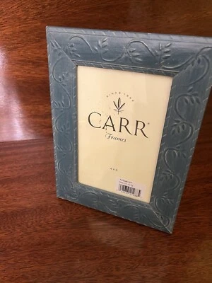 Marco de fotos Carr rústico azul floral 4" x 6"  Foto 1 de 4