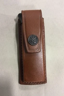 Leather Magazine Case 380 WALTHER, SIG P238, RUGER LCP, KELTEC, BERSA - (# 008) - Image 1 of 4