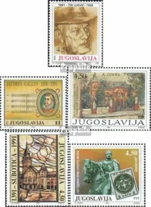 Yugoslavia 2488,2489,2502,2505,2509 mint/MNH 1991 GAllus, PhilAtely u.A. - Picture 1 of 1