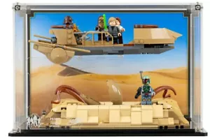 Vitrine Lego Star Wars Desert Skiff & Sarlacc Pit 75396 bedruckter Hintergrund - Bild 1 von 10
