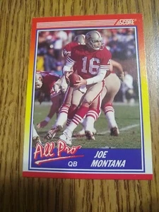 1990 Score Joe Montana #582 Football Card - Picture 1 of 2