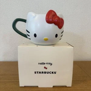 Sanrio Hello Kitty x Starbucks Ceramic Head Mug 12oz Asia Limited FS JP Kawaii - Picture 1 of 6