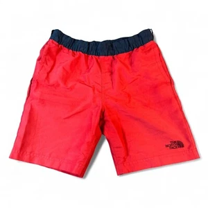 The North Face Shorts Boys Youth Size 10-12 Red Log Elastic Waist Outdoors - Picture 1 of 9