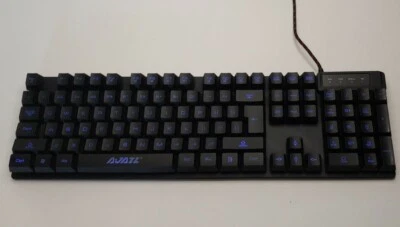 AJAZZ Mechanical Gaming Keyboard Cyborg Soldier Professional 3 LED Backlight  - Image 1 of 4